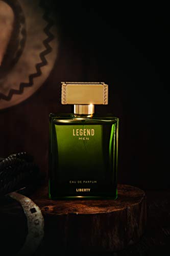 Liberty LUXURY Legend Perfume (100 ml / 3.4 oz) para hombres, oriental, pomelo, rosa opulenta, especias, notas sensuales, olor de larga duración, eau de parfum (EDP) - (Legend)