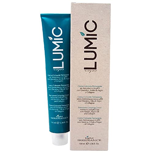 LIGHT IRRIDIANCE Tinte LUMIC AMONIACO 100 ML, 5.5 Castaño Claro Caoba | Mogano, 100mL