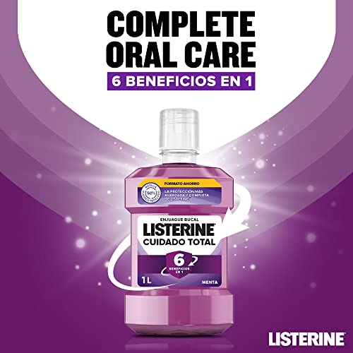 Listerine - Enjuague Bucal Cuidado Total, 1000 ml