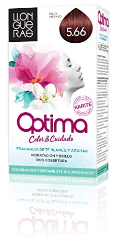 Llongueras Optima - Tinte, color 5.66-deep intense red (Rojo Oscuro Intenso) 200 g (959-52083)