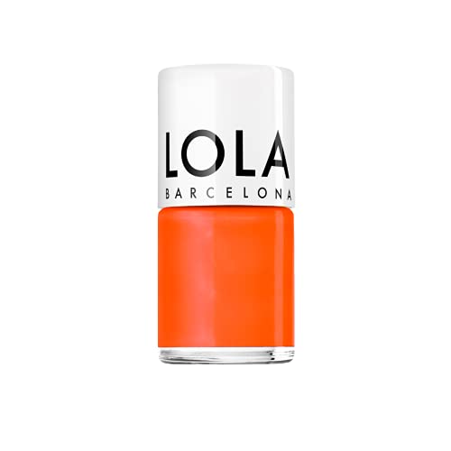 Lola Barcelona Esmalte De Uñas Naranja Neón Cyndi Vegano 8-free