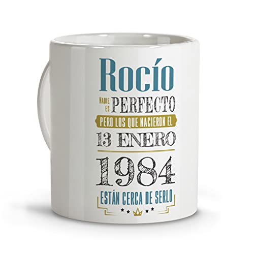 LolaPix Taza Desayuno Personalizada. Tazas Personalizadas. Tazas Desayuno Originales. Varios diseños. CUMPLEAÑOS