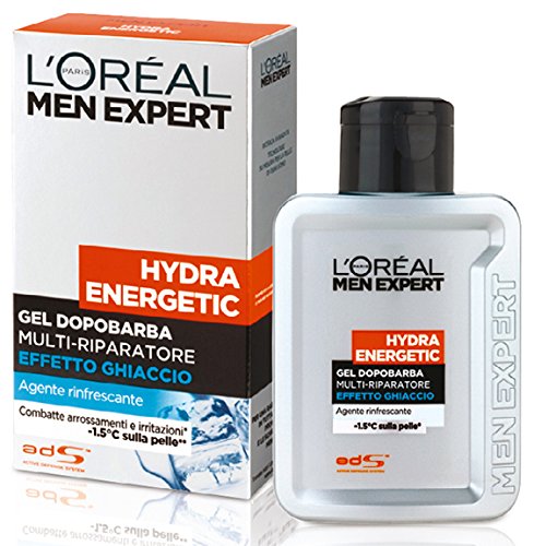 L'Oréal Paris - Dopobarba Men Expert Gel Effetto Ghiaccio Immediato Hydra Energetic 100Ml