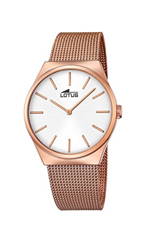 Lotus Reloj Analógico para Unisex de Cuarzo con Correa en Acero Inoxidable 18286_1