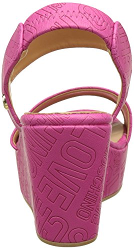 Love Moschino JA1627, Sandalias con Plataforma Mujer, Rosa (Fuchsia), 40 EU