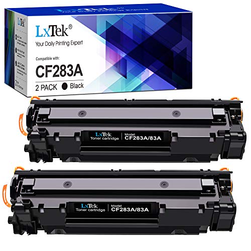 LxTek 83A Compatible para HP 83A CF283A Cartuchos de tóner para HP LaserJet Pro M201dw M201n Pro MFP M225dn M225dw M125a M125rnw M125nw MFP M127fn M127fp M127fs M127fw (2 Negro)