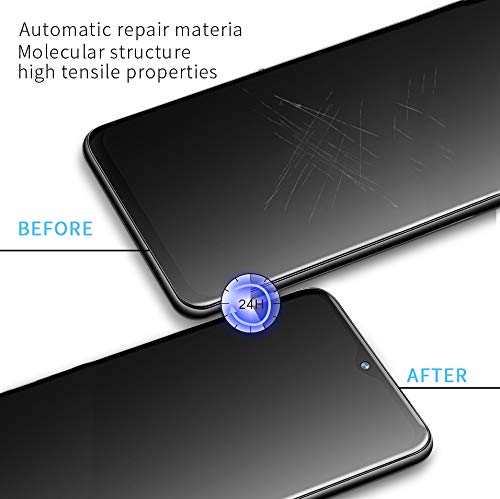 LZS Protector de Pantalla Samsung Galaxy A50 Membrana Protectora de hidrogel de Membrana Flexible Totalmente Cubierta sin Agua pulverizada Diseñado para Pantallas de teléfono curvadas