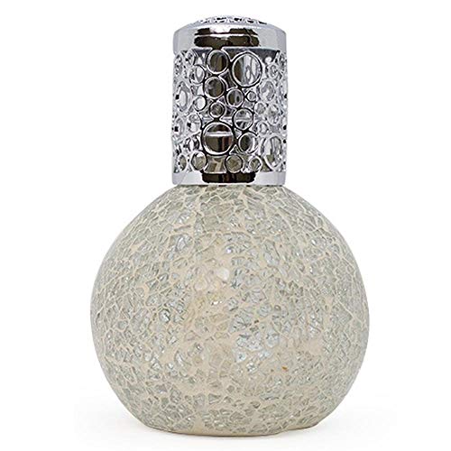 M MAMA MANUELA Pack Lámpara Catalítica y Fragancia. Modelo Mosaico Blanco - perfuma y sanea el Ambiente. Elimina Malos olores e impurezas del Aire - MamaManuela (Aroma Summer Fruits - 500ml)