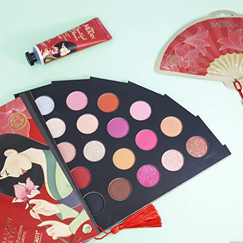 MAD Beauty Paleta de 8 Sombras de Ojos Mulán, Disney's Mulan Make Up Palette, Multicolor