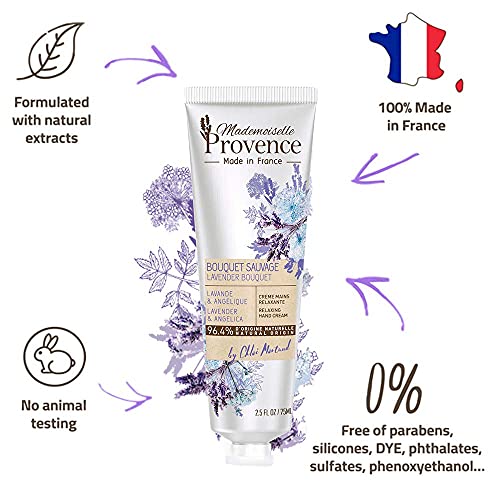 Mademoiselle Provence Crema de manos relajante lavanda y angelical