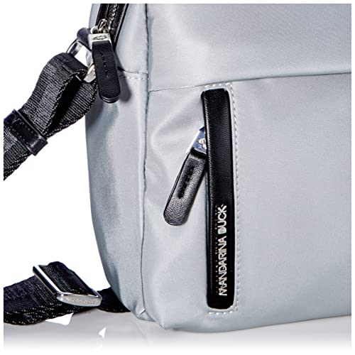 Mandarina Duck Hunter P10VCT19, Bolso Bandolera para Mujer, Aluminium, 28x23x14 (L x H x W)