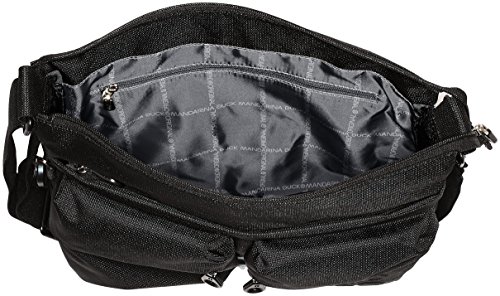 Mandarina Duck MD 20 P10QMTX6, Bolso Bandolera para Mujer, Black, 32x28x10 (L x H x W)