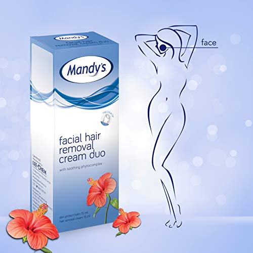 Mandy's - Crema facial para depilación (15 ml)