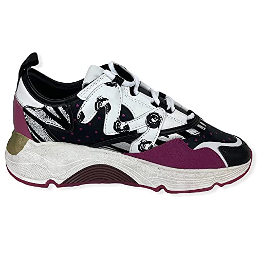 MANILA GRACE Zapatillas AI21 DS665LS, Negro fucsia., 36 EU