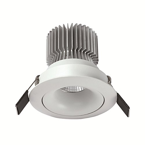 Mantra Iluminación Formentera Empotrables/Downlights, 7 W, Blanco Mate