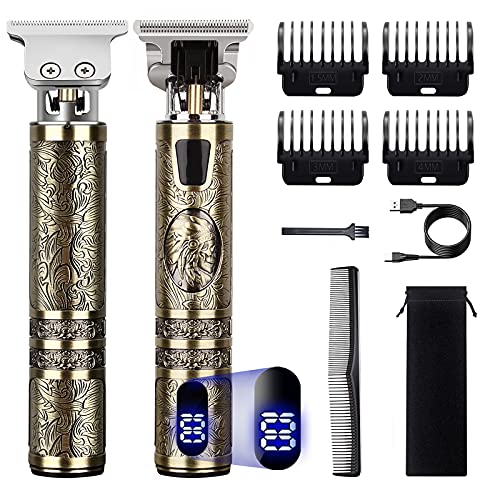 Maquina Cortar Pelo Profesional,Cortapelos Hombre,Trimmer USB Recargable,Recortadora de Barba Hombre Inalámbrico Impermeable para Familias y Barbero