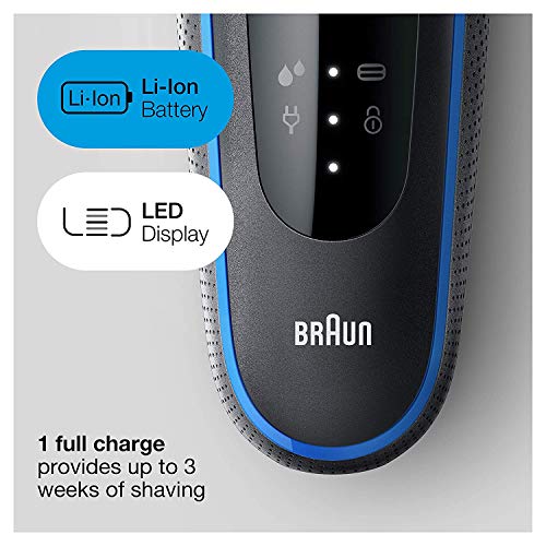 Maquinilla de afeitar eléctrica Braun para hombre, serie 9 9290 cc con recortadora de precisión