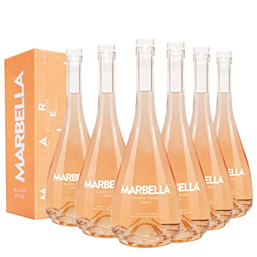 Marbella Blush Rosé - Pack 6 botellas de 75 cl - Vino rosado D.O."Sierras de Málaga"