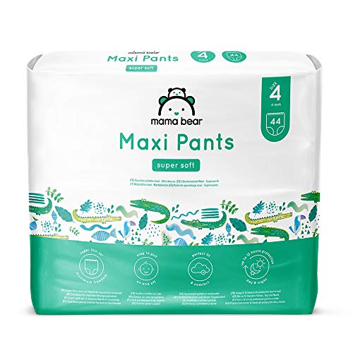 Marca Amazon- Mama Bear Pañal de aprendizaje maxi- Talla 4 (8-15kg), 88 pañales (2x44)