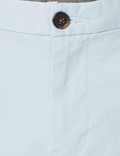 Marca Amazon - MERAKI Pantalones Chinos Estrechos Hombre, Azul (Cashmere Blue), 36W / 32L, Label: 36W / 32L