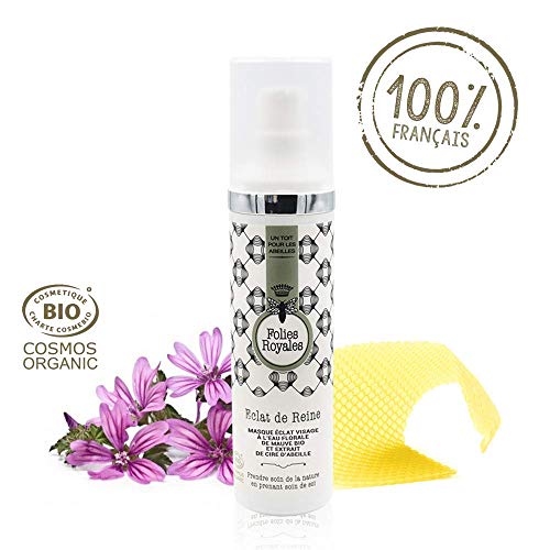 Mascarilla Facial Hidratante Orgánica Bio con Agua Floral de Malva y Cera de Abejas - Hidrata y Protege para una Piel Suave y Radiante - 50 ml