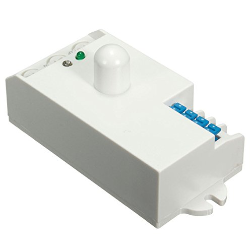 MASUNN Sk-807K-Dc 12V-24V 5.8 GHz Microondas Radar Sensor De Luz Interruptor De Movimiento De Cuerpo Detector De Hf