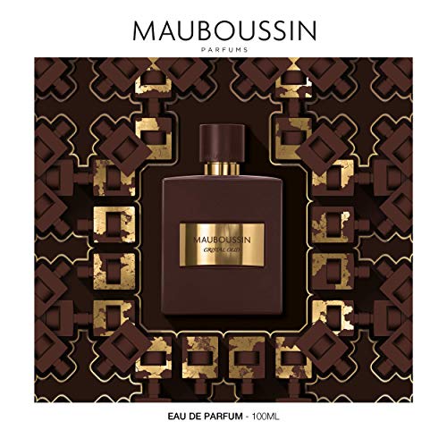 Mauboussin - Eau de Parfum Homme - Cristal Oud - Aroma Oriental & Floral - 100ml