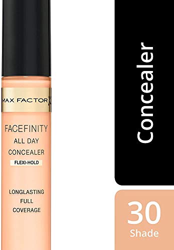 Max Factor Facefinity All Day Flawless Base y Corrector, Tono Base: 080 Bronze, Tono Corrector: 030