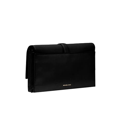 Michael Kors Cece - Bolso cruzado de piel para mujer, color negro, Negro (Negro), Large