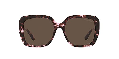 Michael Kors Manhasset MK2140 Gafas de sol - (309973) Rosa Tortoise/Marrón Oscuro Sólido - 55mm