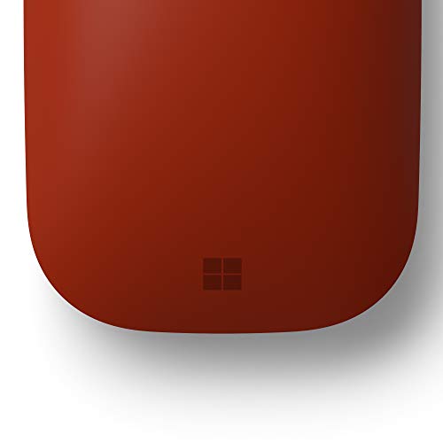 Microsoft Surface Mobile - Ratón (Bluetooth Low Energy, compatible con PC Windows/ Android / MAC BT4.0, 4.1,4.2,5.0) Rojo amapola