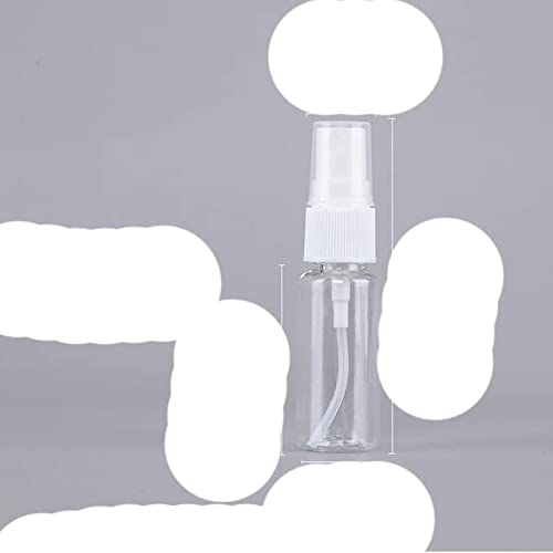 Mini botella vacía de viaje de 5 ~ 200ml, atomizador de aerosol transparente portátil para lavar a mano, botellas recargables, Dropshipping-20ml