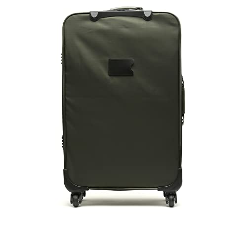 MISAKO Maleta Mediana de Viaje Leslie Verde | Maleta Elegante de Nylon Blanda | 67x42x33cm | Maleta para Viajes | Diseño Elegante con 4 Ruedas giratorias | Semirígida - 2,8KG