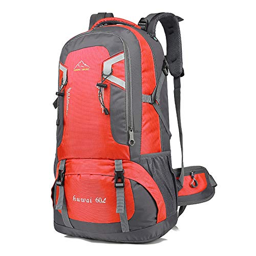 Mochila Impermeable Mochila de Viaje Mochila Deportiva Mochila de Escalada al Aire Libre Montañismo Senderismo Camping para Hombre 60L