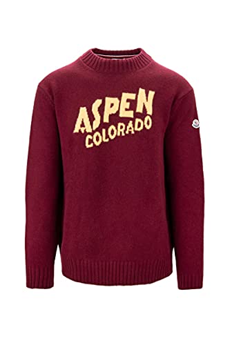 Moncler Aspen Colorado - Jersey para hombre burdeos 50