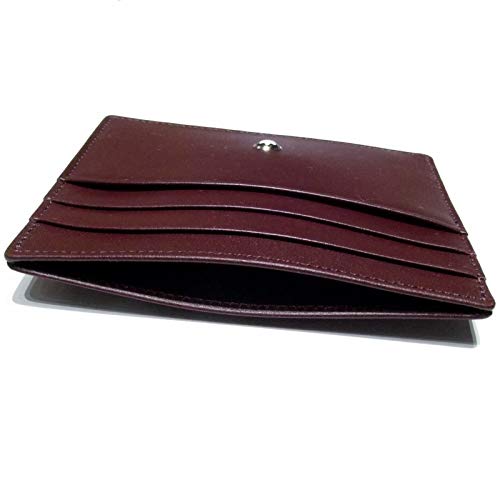 Montblanc Meisterstück MST Pocket 6cc Burgundy - Funda para Tarjetas de Visita, Color Burdeos