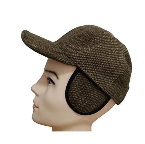 MRACSIY Gorra de béisbol para Hombre Gorras de Invierno 57-61cm (Marrón)