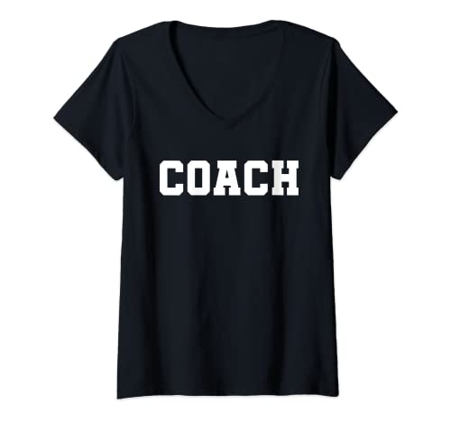 Mujer Coach Camiseta Cuello V