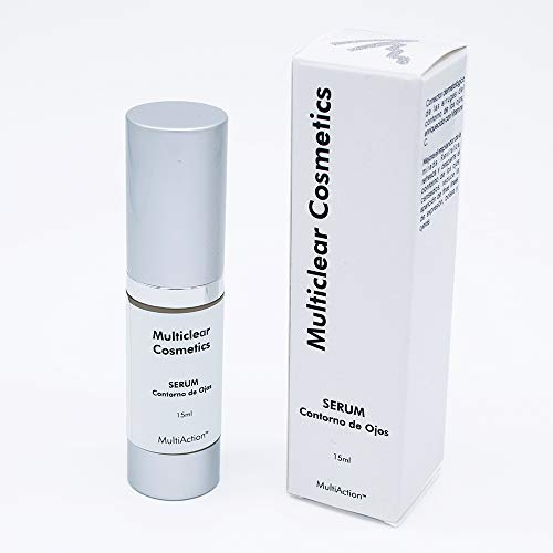 Multiclear Cosmetics - MULTICLEAR SERUM CONTORNO DE OJOS 15ml - Ayuda a reducir las finas líneas de expresión que aparecen alrededor de los ojos - Para una mirada luminosa