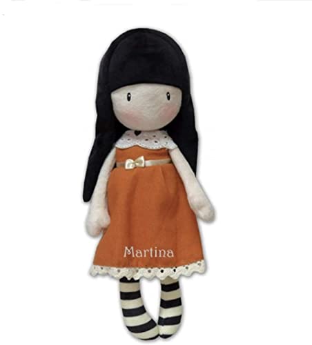 Muñeca Gorjuss de trapo, personalizada con nombre