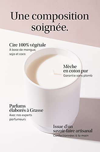 MY JOLIE CANDLE | Vela Perfumada Bergamota (Vacaciones en Italia) | Cera Natural 100% vegetal | 50h de combustión | Aroma Francés | 250g