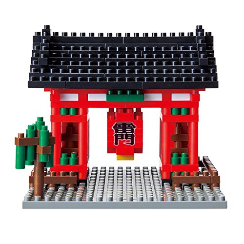 Nanoblock Juego de construcción Kaminarimon 45piezas