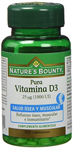 Nature's Bounty Pura Vitamina D3 25Μg (1000 Ui) - 100 Comprimidos