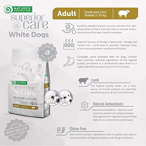 Nature'S P Natures Protection White Dog Adult Small Breed Cordero 1,5Kg 1500 g