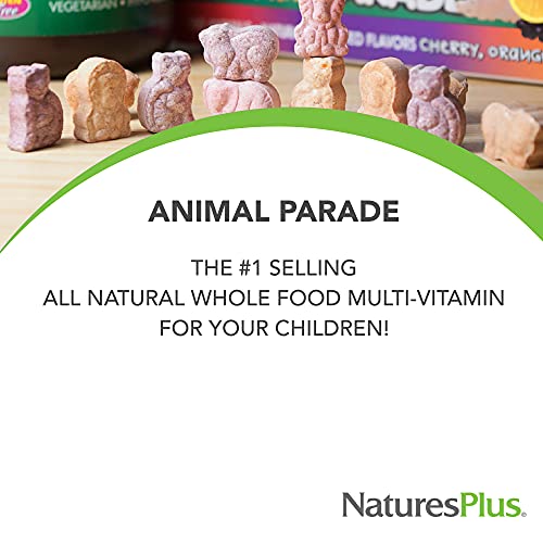 Natures Plus Sugar Free Animal Parade VITAMIN C masticable (Orange Juice Flavour) 90