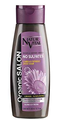 NaturVital Mascarilla Organic Salon Sin Sulfatos Protección Color 300 ml