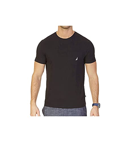 Nautica V41050 Camiseta, Negro (True Black), Medium (Tamaño del Fabricante:M) para Hombre