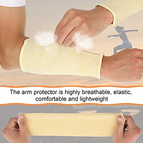 Neer 4 Pares de Fundas de Protección de Brazos Cubiertas de Mangas de Brazo Anti-Corte Mangas Transpirables Resistentes a Quemaduras Protectores de Mangas de Antebrazo para Hombre Mujer Jardín