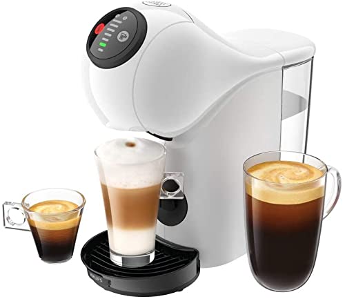 Nescafé Dolce Gusto Genio S Krups KP2401.Cafetera de cápsulas para bebidas frías o calientes, 15 bares de presión, modo Eco, pantalla táctil, 2 ajustes temperatura [Clase de eficiencia energética A]