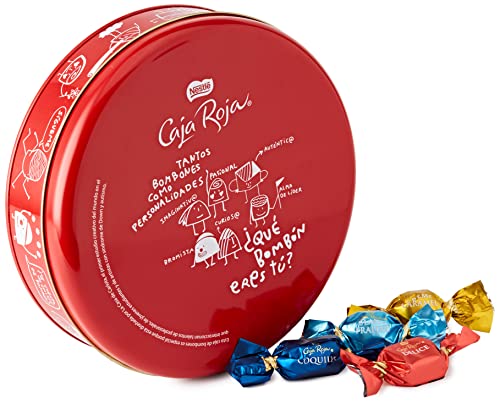 Nestlé Caja Roja Bombones Lata, 250g